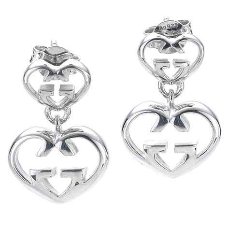 gucci love britt earrings|Gucci love britt heart earrings + FREE SHIPPING .